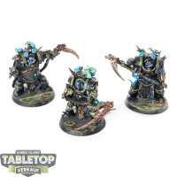 Death Guard - 3x Deathshroud Terminators - bemalt