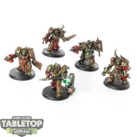 Death Guard - 5x Blightlord Terminators - bemalt
