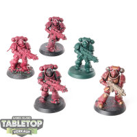 Space Marines - 5x Intercessor Squad - teilweise bemalt