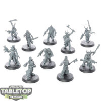 Chaos Space Marines - 10x Chaos Cultists - unbemalt