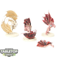 Flesh-eater Courts - 3 x Crypt Infernal Courtier - bemalt