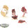 Flesh-eater Courts - 3 x Crypt Infernal Courtier - bemalt