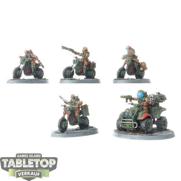 Genestealer Cults - 5 x Atalan Jackals - bemalt