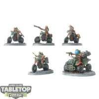 Genestealer Cults - 5 x Atalan Jackals - bemalt