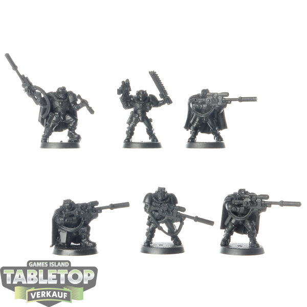 Space Marines - 6 x Sniper Scouts klassisch - grundiert