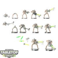 Necrons - 10 x Necron Warriors klassisch - teilweise bemalt