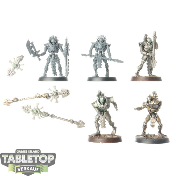 Necrons - 5 x Lychguard - teilweise bemalt
