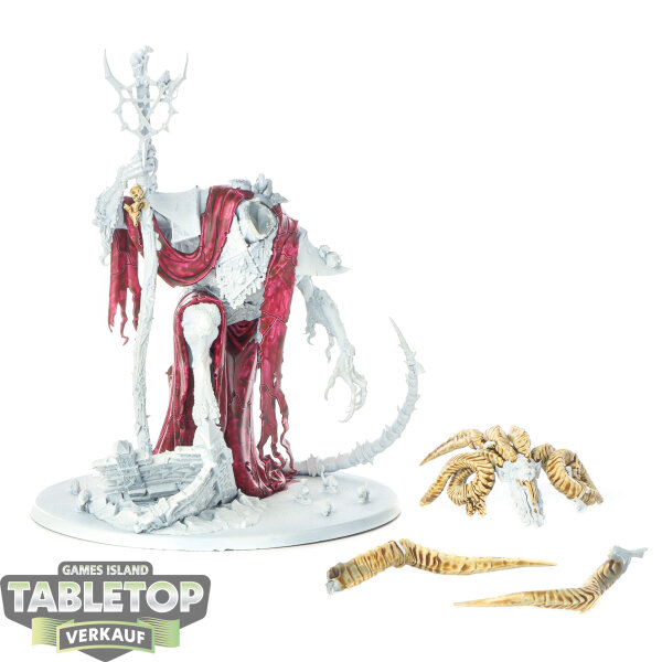 Skaven - Vizzik Skour, Prophet of the Horned Rat - teilweise bemalt