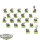 Orc & Goblin Tribes - 20x Night Goblin Mob klassisch - Archers - bemalt