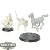 HdR Figuren - Gut - 2x Mounted Rohan Command - Captain -...