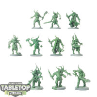 Death Guard - 10 Poxwalkers - teilweise bemalt