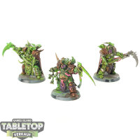 Death Guard - 3 Deathshroud Terminators - teilweise bemalt