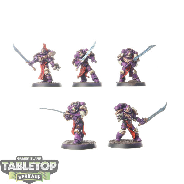 Horus Heresy - 5 Palatine Blade Squad - bemalt