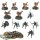 HdR Figuren - Gut - 6 Knights of Rivendell™ - teilweise bemalt