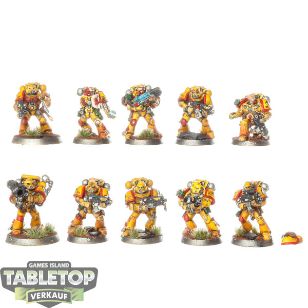 Space Marines - 10x Tactical Squad klassisch - bemalt