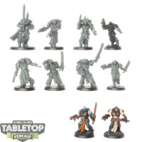 Black Templars - 10x Primaris Crusader Squad - teilweise...
