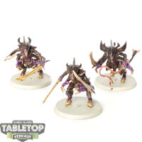 Tyraniden - 3x Tyranid Warriors - bemalt
