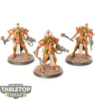 Adepta Sororitas - 3x Paragon Warsuits - bemalt