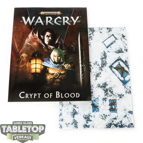 Regelbücher - Warcry: Crypt of Blood - Rulebook & Gaming Board - englisch