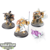 Beasts of Chaos - 3x Bullgors - teilweise bemalt