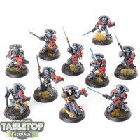 Grey Knights - 10x Grey Knights Purifier Squad - bemalt
