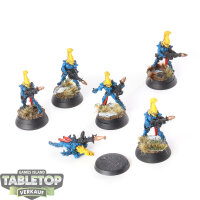 Aeldari - 6 Fire Dragons classic - bemalt