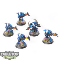 Aeldari - 5 Warp Spiders classic - bemalt