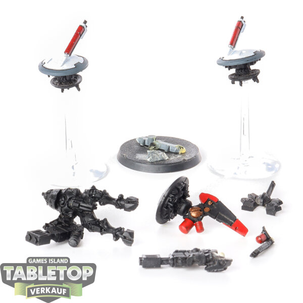 Tau Empire - Commander Shadowsun classic - teilweise bemalt