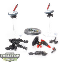 Tau Empire - Commander Shadowsun classic - teilweise bemalt