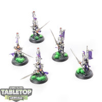 Lumineth Realm Lords - 5 Vanari Bladelords - bemalt
