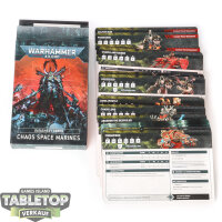 Chaos Space Marines - Datasheet Cards 10th Edition -...