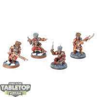 Astra Militarum - 4 Vostroyan Command Squad - bemalt