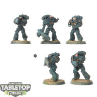 Space Marines - 5x Hellblaster Squad - teilweise bemalt