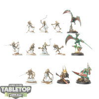 Seraphon - 13x Hunters of Huanchi - teilweise bemalt