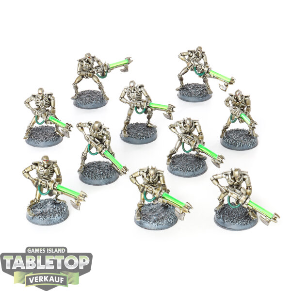 Necrons - 10x Necron Warriors klassisch - bemalt