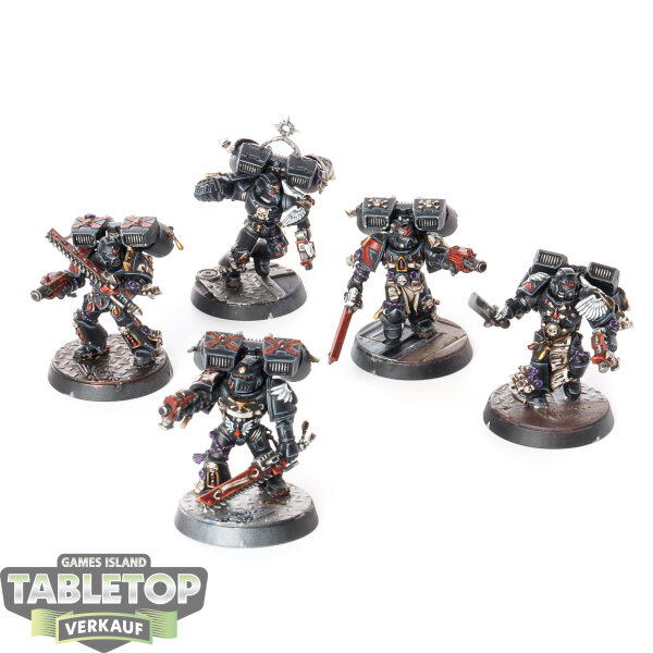 Blood Angels - 5x Death Company - bemalt