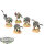 Space Marines - 5x Scout Squad with Sniper Rifles - bemalt