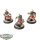 Miniaturen - 3x Cult Acolyten - bemalt