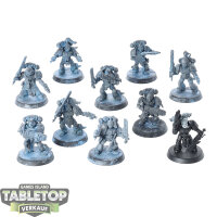 Space Wolves - 10 Grey Hunters klassisch - teilweise bemalt