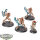 Necrons - 3x Skorpekh Destroyers - bemalt
