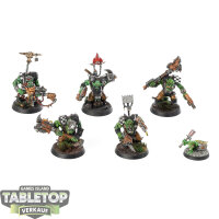 Orks - 5 Ork Nobz - bemalt