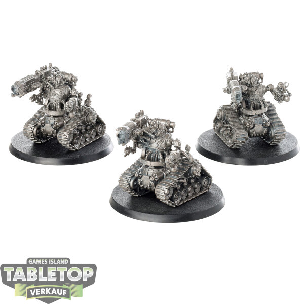 Adeptus Mechanicus - 3 Kataphron Destroyers - grundiert
