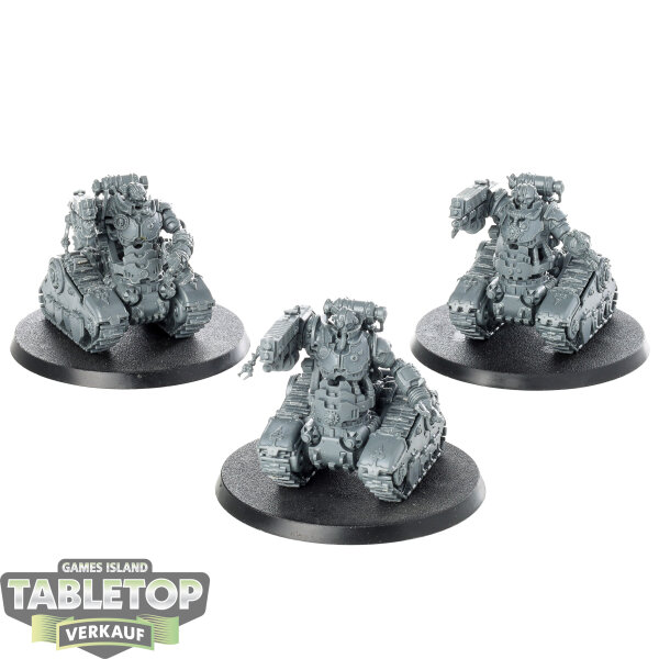Adeptus Mechanicus - 3 Kataphron Breachers - unbemalt