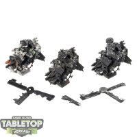 Orks - 3 Deffkoptas klassisch - teilweise bemalt