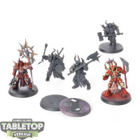 Slaves to Darkness - 5x Chaos Chosen - teilweise bemalt