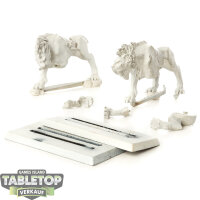 Ogre Kingdoms - 2x Sabertusks - grundiert