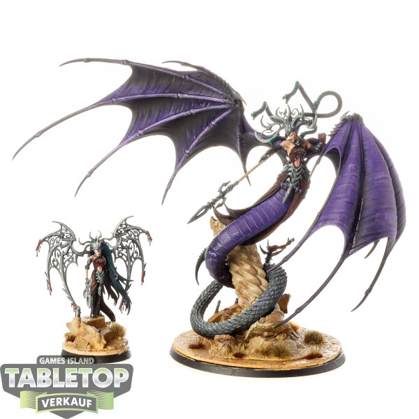 Daughters of Khaine - Morathi-Khaine and The Shadow Queen - bemalt