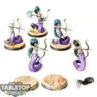 Daughters of Khaine - 5x Blood Stalkers - teilweise bemalt