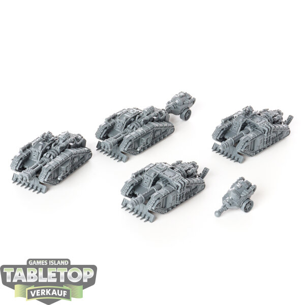 Legion Imperiales - Legions Imperialis: Malcador Infernus and Valdor Tank Destroyers - unbemalt