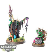 Orruk Warclans - Swampcalla Shaman with Pot-grot - bemalt